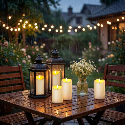 9Pack Outdoor Waterproof Flameless Candles (9 Count)