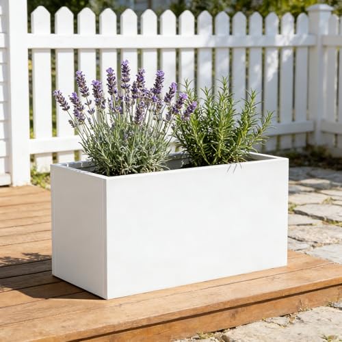 Metal Rectangular Planter 36" L x 15" W x 15" H