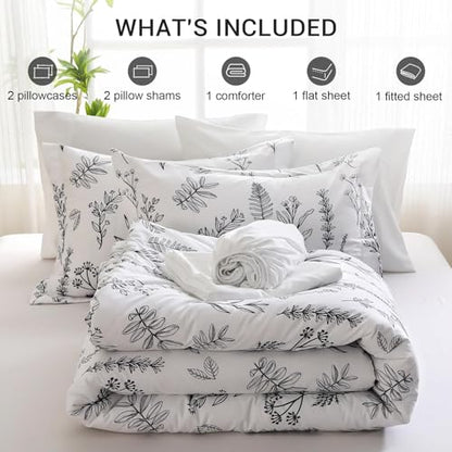 White Full Comforter Set