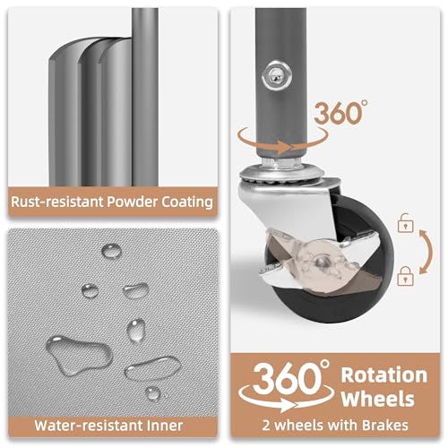 Vertical Rolling Laundry Hamper