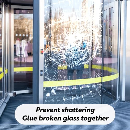 Security Safety Shatterproof Window Film 4 Mil Clear 23.6x157.4in (355.14 Sq Ft)
