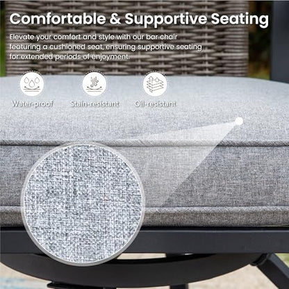 Outdoor Counter Height Table & Chairs (5 Count)