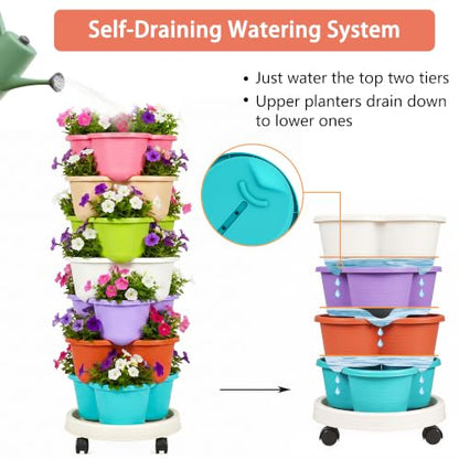 7 Tier Vertical Garden Planter (7 Count)