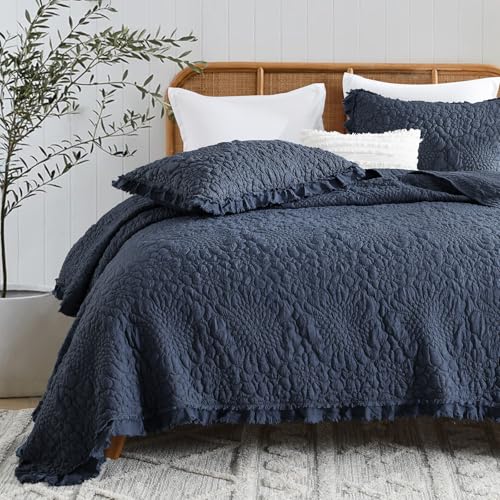 Shabby Chic Ruffled Quilt Twin Size