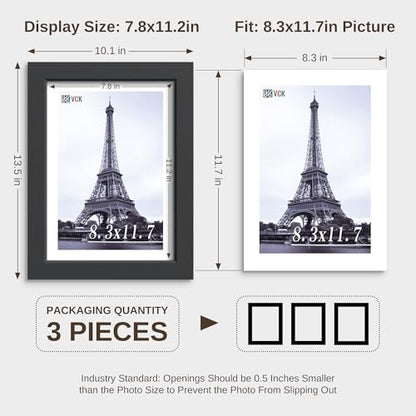 A4 Picture Frames 3 Pack (3 Count)
