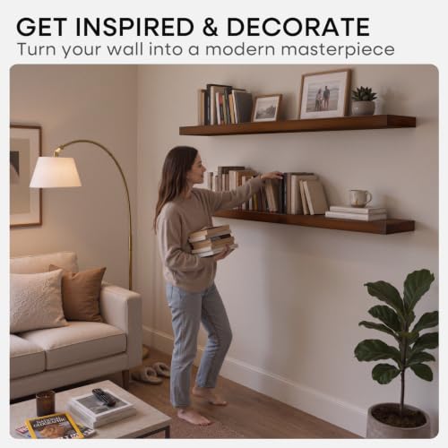 42 Inch Floating Shelves (3 Count)
