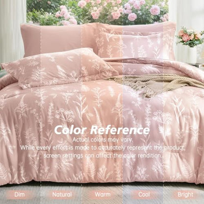 Cameo Pink Cal King Comforter Set