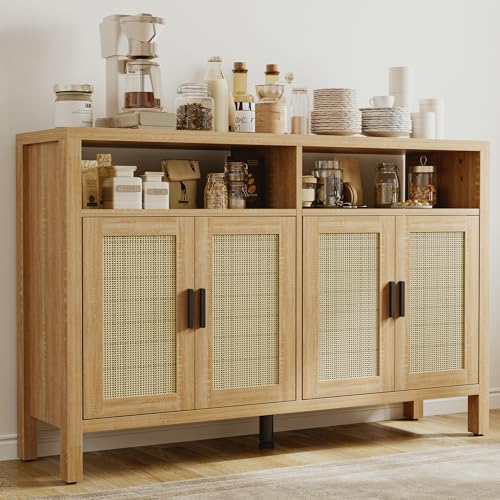 Rattan Buffet Cabinet with Storage