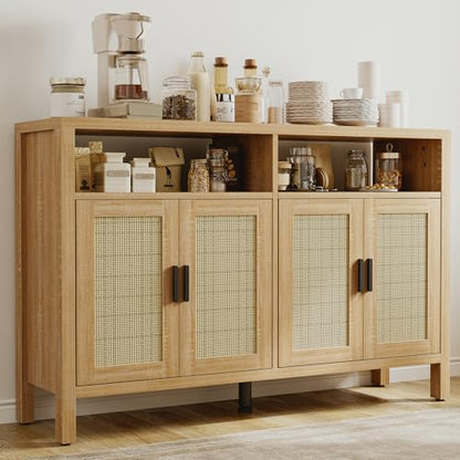Rattan Buffet Cabinet with Storage