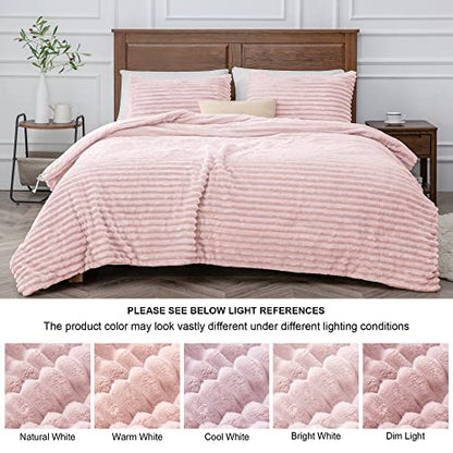 Fleece Queen Comforter Set