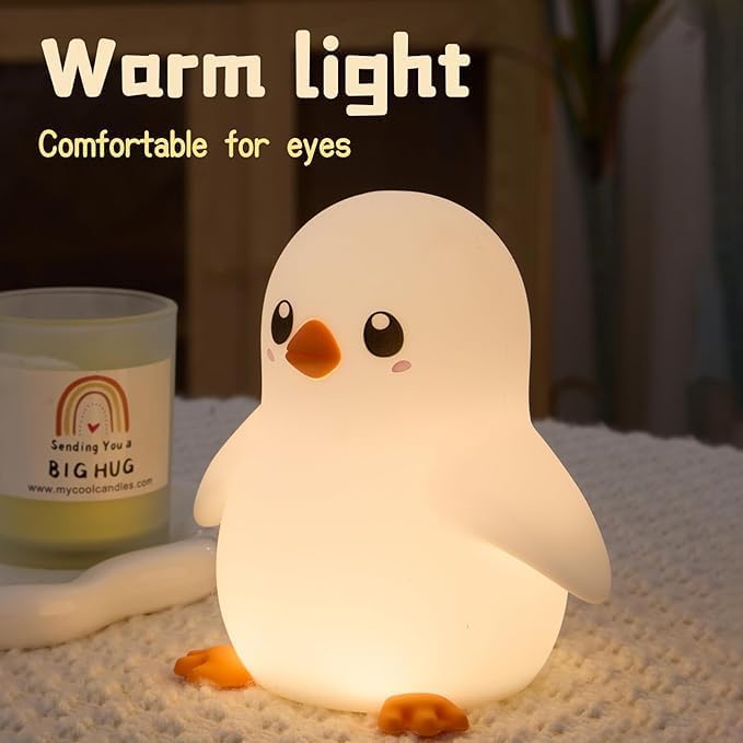 DNBFLL Penguin Night Light, Night Light for Kids,Kid Rooms Lamps, Charming lamp Decoration for Children's Rooms, Delightful Gifts for Baby Boys and Girls, Christmas Presents