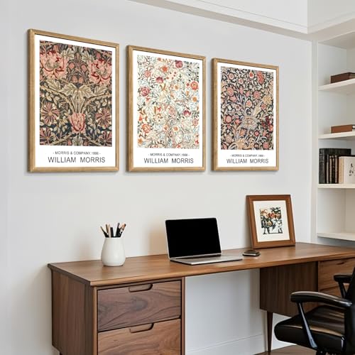 William Morris Wall Art Set of 3 (3 Count)