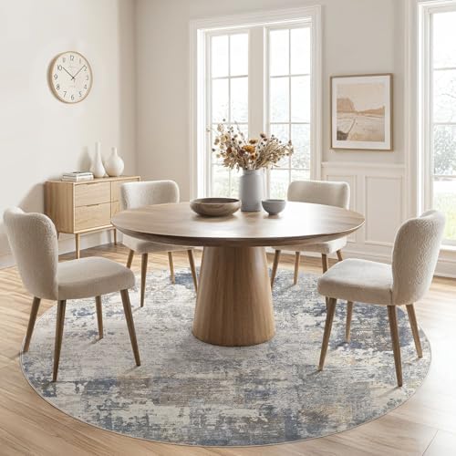 6ft Round Area Rug Living Room Rugs (28.27 Sq Ft)