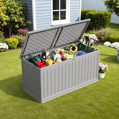 HDPE 260 Gallon Deck Box Double