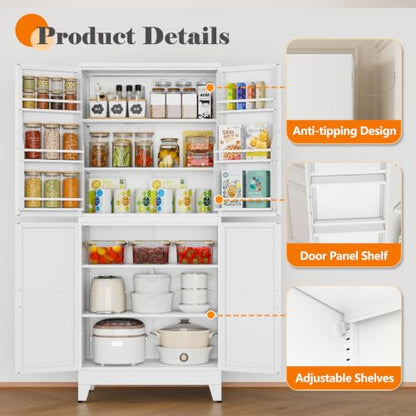 74.8" Tall Metal Food Cabinet