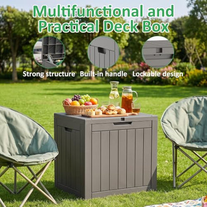 40 Gallon Lockable Outdoor Deck Box