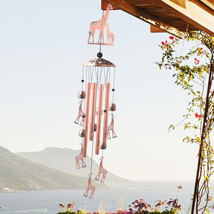 Brass Giraffe Wind Chime
