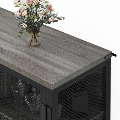 Small Coffee Bar Cabinet with Storage