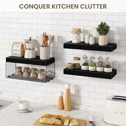 Bathroom Floating Shelves for Wall (3 Count)