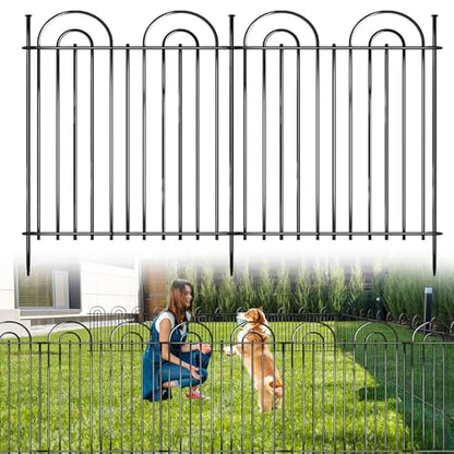 25 Panels No Dig Decorative Garden Fence