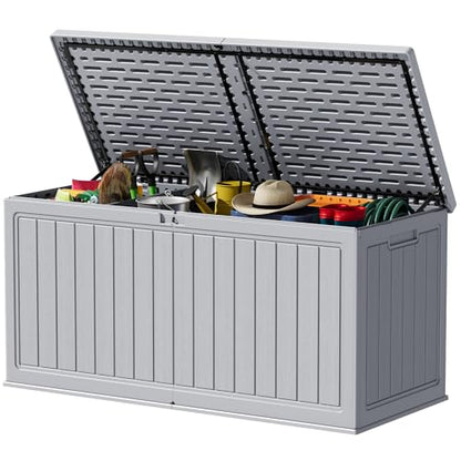 HDPE 260 Gallon Deck Box Double
