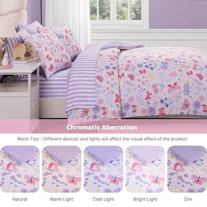 Queen Comforter Set with Sheets for Girls