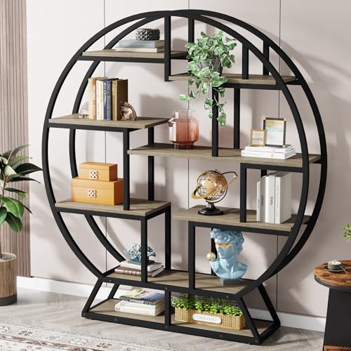 Bookshelf Round Bookshelves Etagere Bookcase