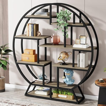 Bookshelf Round Bookshelves Etagere Bookcase