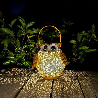 Solar Owl Lights Outdoor Waterproof