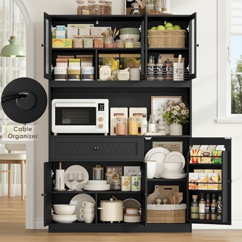 72” Tall Kitchen Pantry Storage Cabinet