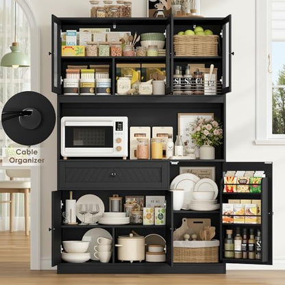 72” Tall Kitchen Pantry Storage Cabinet