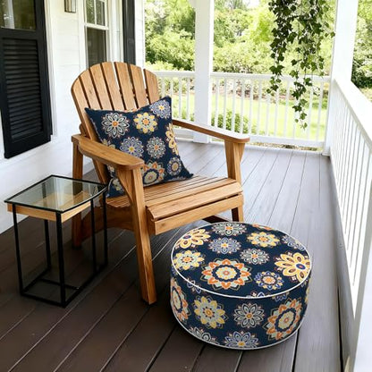 Inflatable Stool Ottoman Footrest with Handle