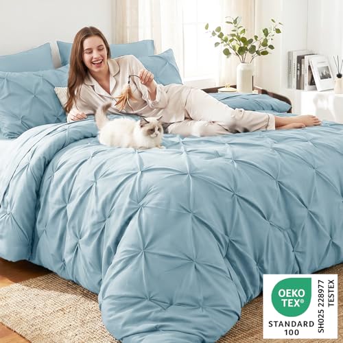 Twin XL Comforter Set Light Blue