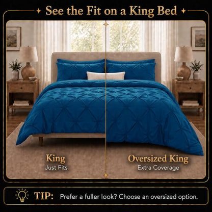 King Size Comforter Set Teal