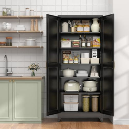 75" Kitchen Pantry Cabinet