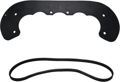 99-9313 Snow Blower Rubber Paddles (10MM Thick) & 133-5585 108-4884 Scraper & 121-6622 V-Belt for Toro PowerClear 721 821 Qze R E R-C Snowblower Paddle with Mounting Hardware Kit
