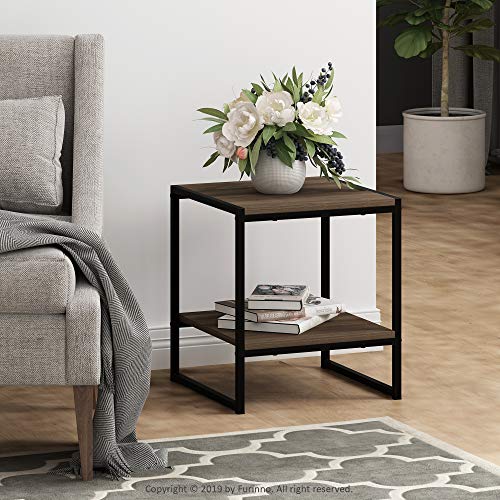 CAMNUS 2 Tier Metal Frame Side Table