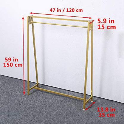 Moden Metal Clothes Rack with Clothing Hanging Rack Organizer for Laundry Drying Rack Display Racks Garment Racks