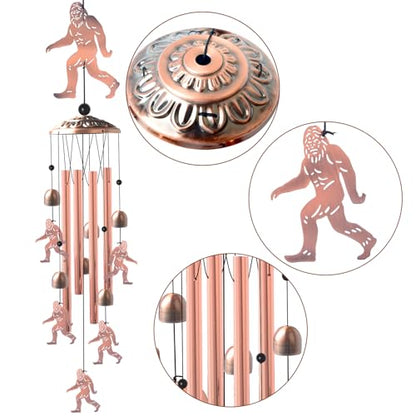 Brass Bigfoot Wind Chime