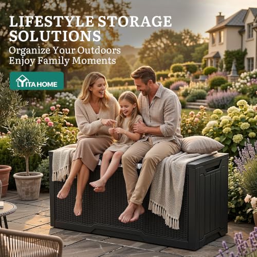 80 Gallon Outdoor Storage Box w