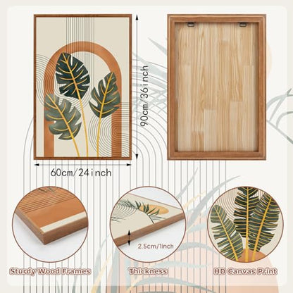 Boho Botanical Abstract Mid