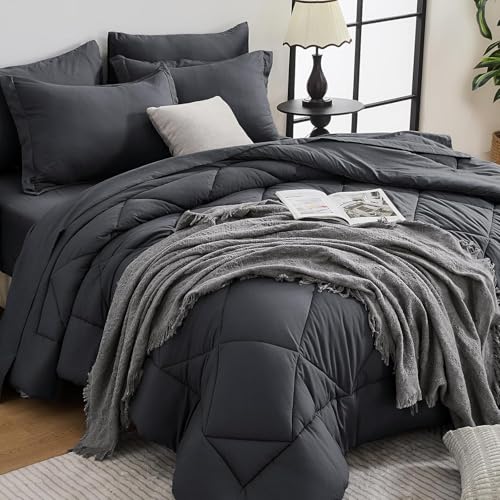 7 Piece Oversized Queen Comforter Set