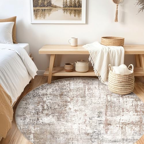 6ft Round Area Rug Living Room Rugs