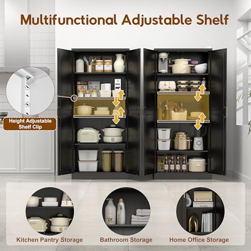 71" Kitchen Pantry Cabinet