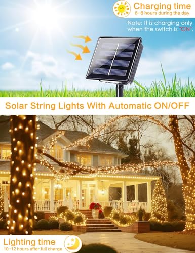 Solar String Lights Outdoor (4 Count)