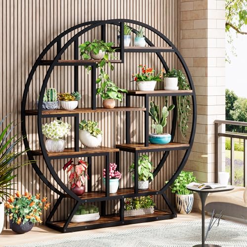 Bookshelf 63 Inch Round Bookshelves Etagere Bookcase