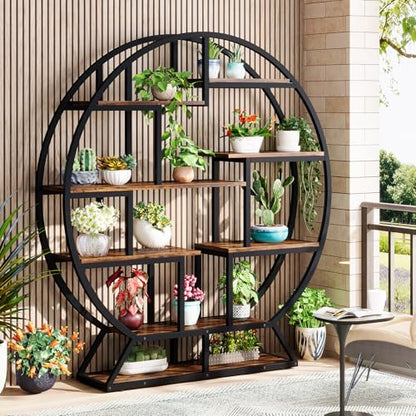 Bookshelf 63 Inch Round Bookshelves Etagere Bookcase