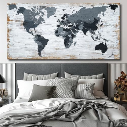 Canvas Wall Art Black Wall Decor Office Pictures for Living Room Decoration Picture Framed Artwork for Home Bedroom Decoration40 x79