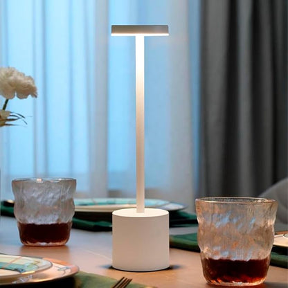 2 Pack LED Cordless Table Lamp, Portable 5000mAh Rechargeable Table Lamps