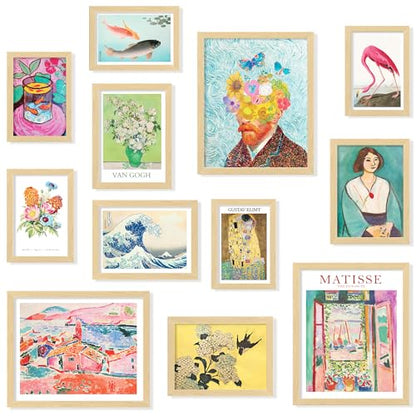 Eclectic FRAMED Wall Art (12 Count)